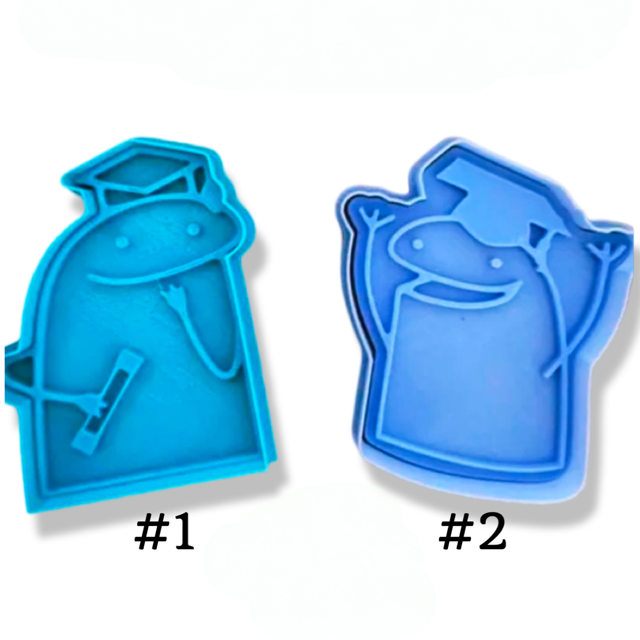 Meme Graduation cookie cutter with stamp
