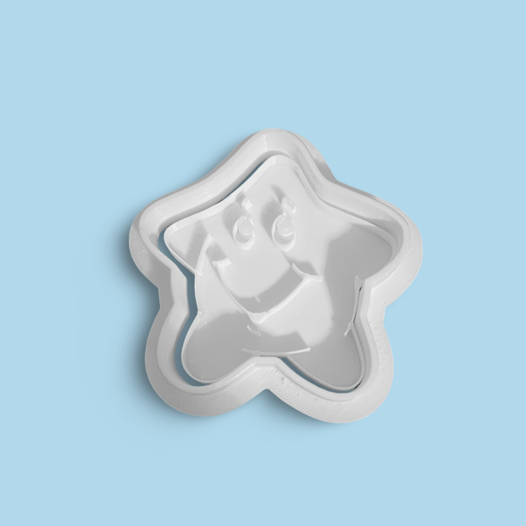 Care Bears - Star cookie cutter with stamp