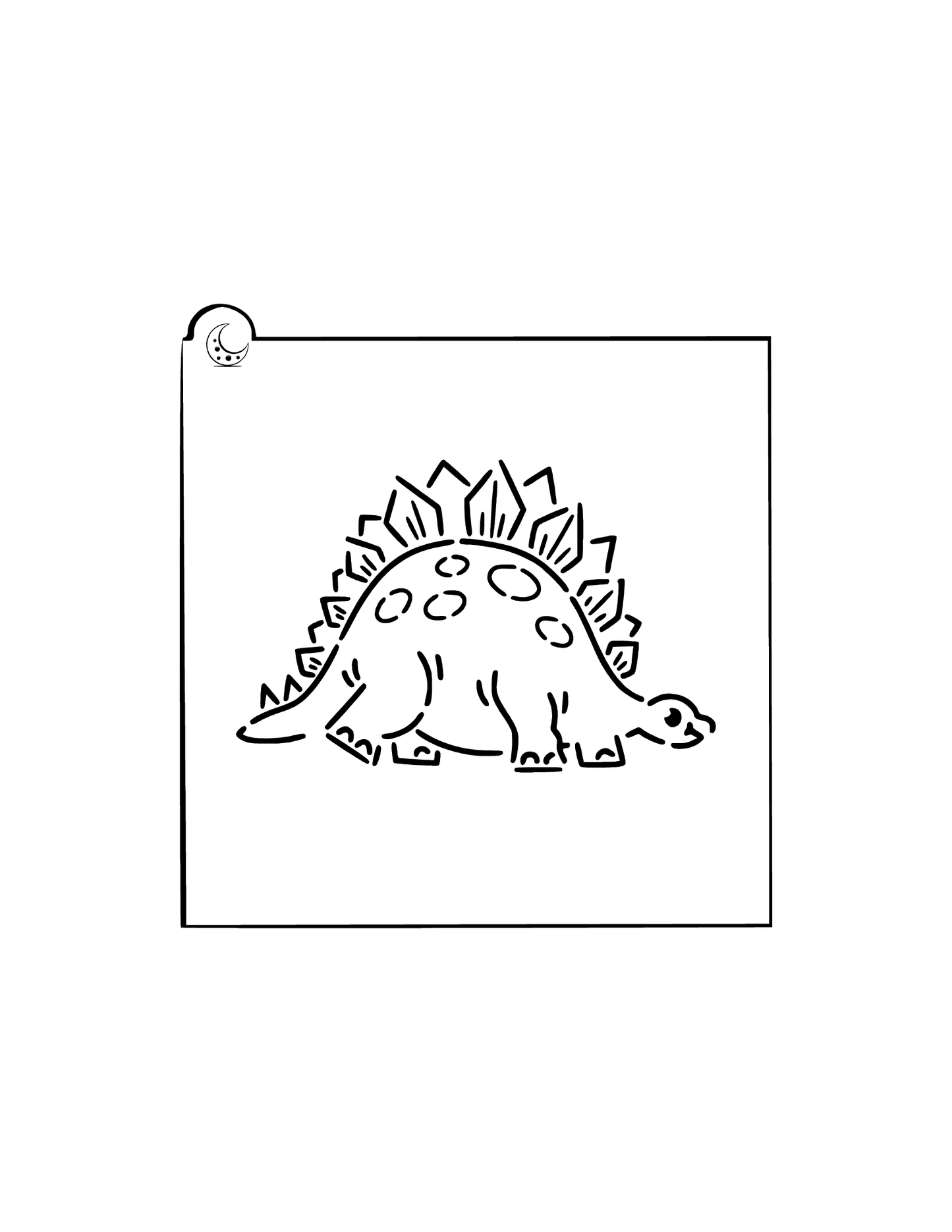 Dinosaur #3 Cookie Stencil