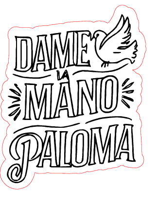 Dame Mano Paloma Cookie Embosser Acrylic