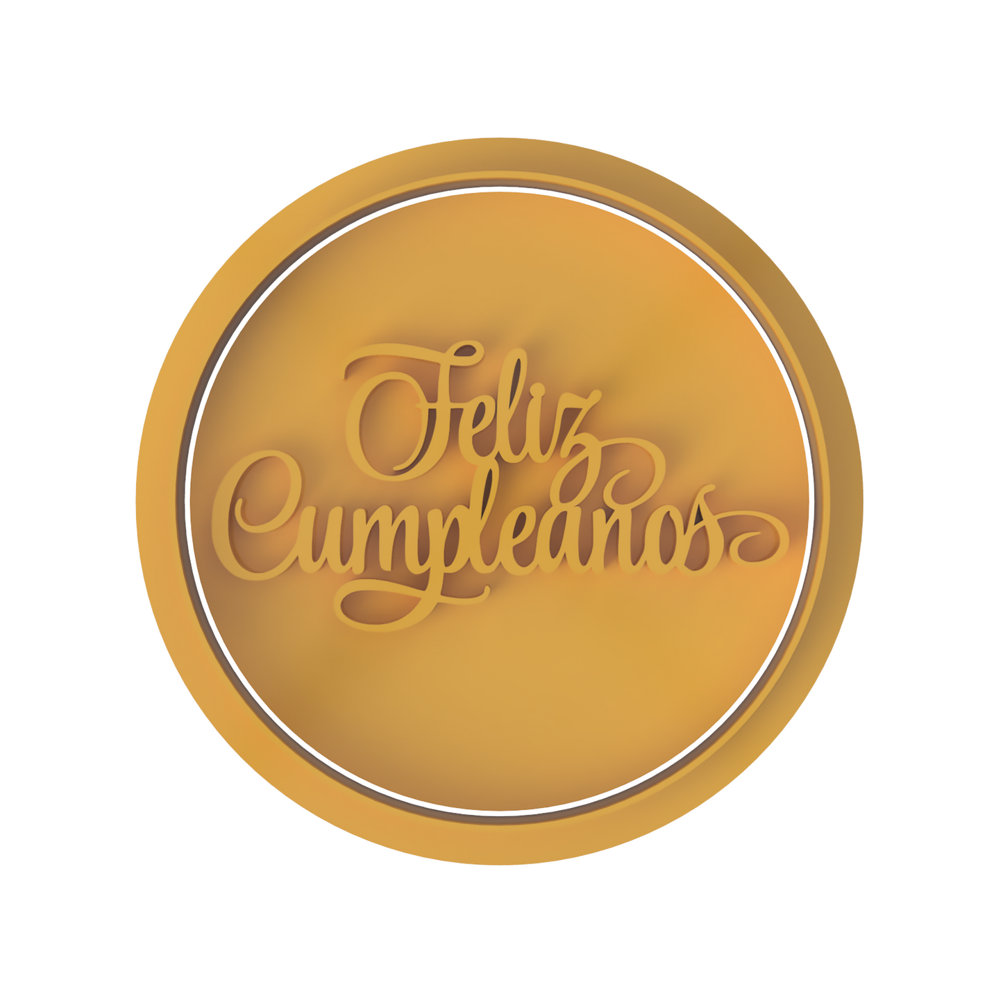 Feliz Cumpleano stamp with cutter