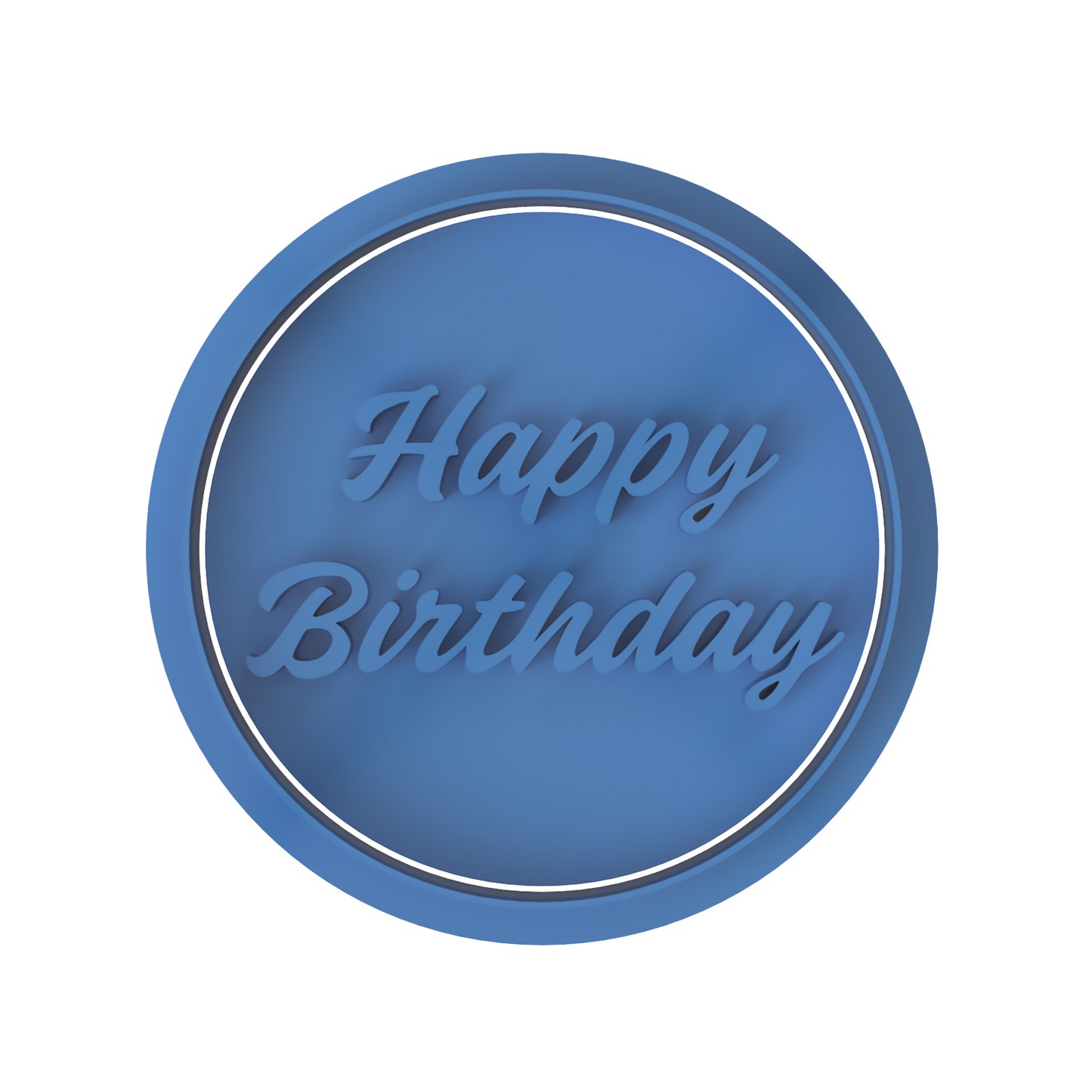 Happy Birthday stamp with cutter