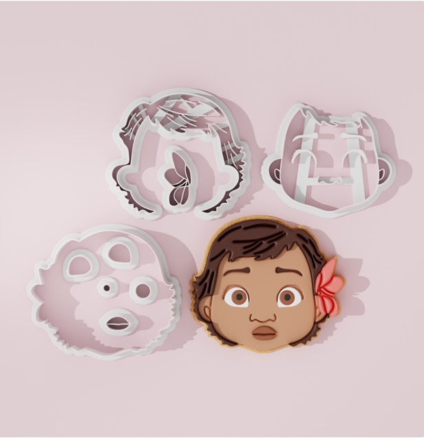 Moana Baby cutter fondant