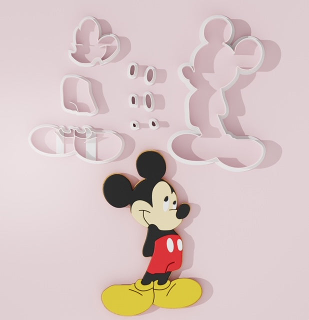 Mickey cutter fondant