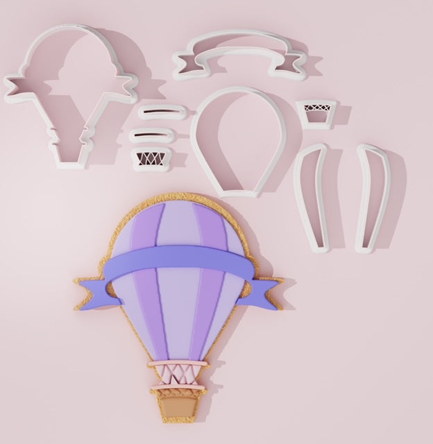 Hot Air balloon cutter fondant