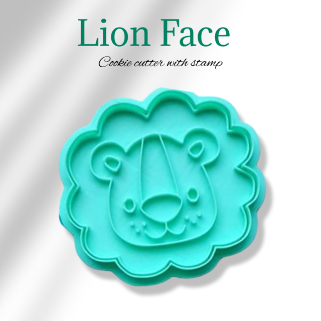 Lion Face cookie cutter