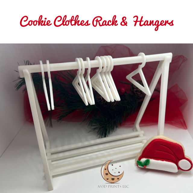 Cookie Clothes Rack & Hangers