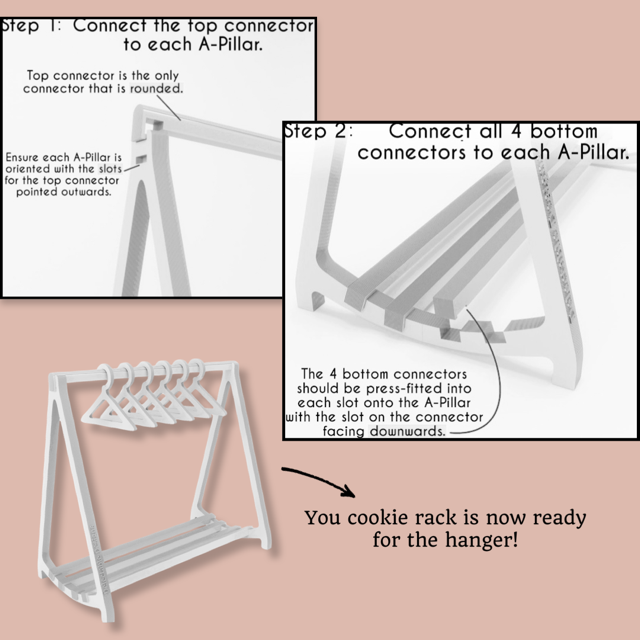 Cookie Clothes Rack & Hangers
