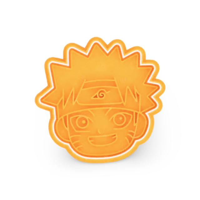 Naruto cookie cutter with stamp
