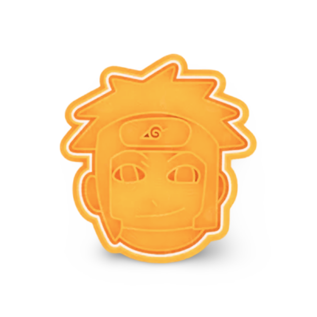 Naruto cookie cutter with stamp