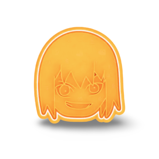Naruto cookie cutter with stamp