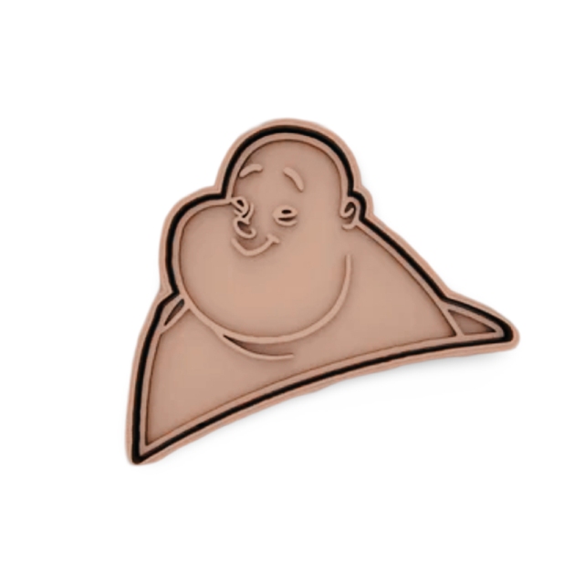 Chien cookie cutter with stamp