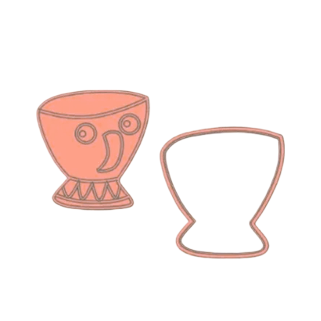 BEAUTY AND THE BEAST dress cookie cutter with stamp