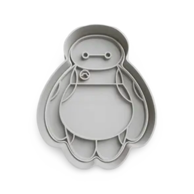 Baymax cookie cutter with stamp