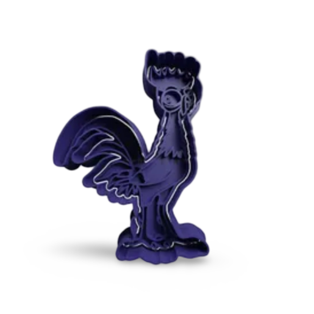 Hei Hei the rooster cutter with stamp