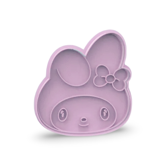 Melody cookie cutter with stamp