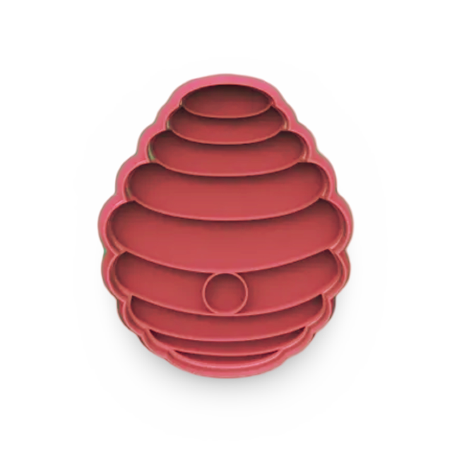 Hive cookie cutter with stamp