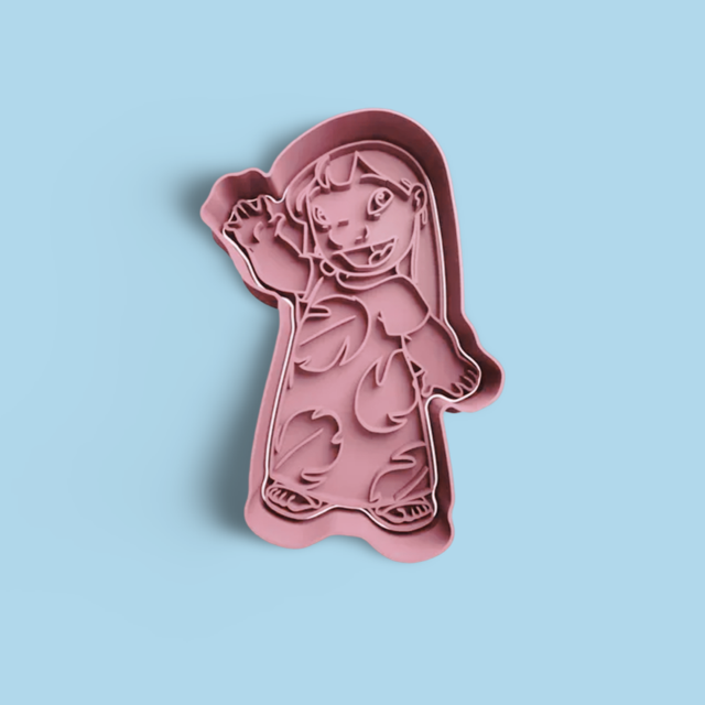 Pelekai cookie cutter with stamp