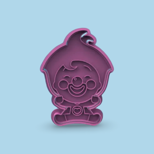 Plim Plim cookie cutter with stamp