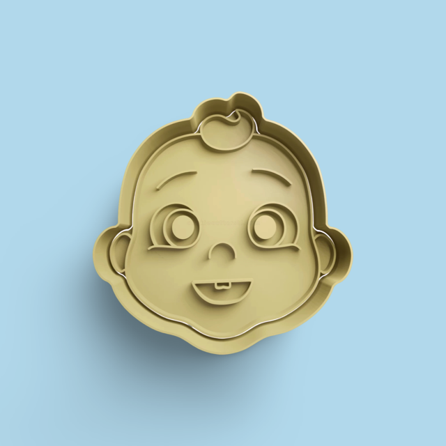 COCOMELO cookie cutter with stamp