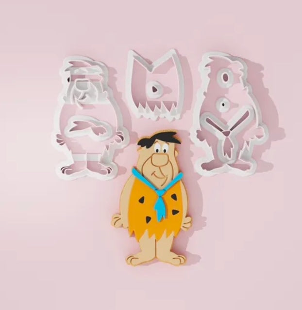 Flintstones cutter fondant