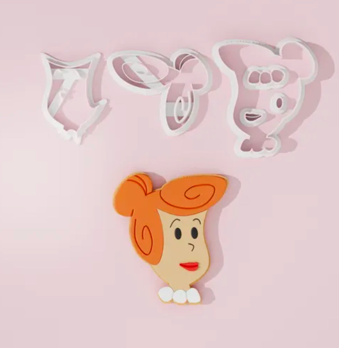 Flintstones cutter fondant