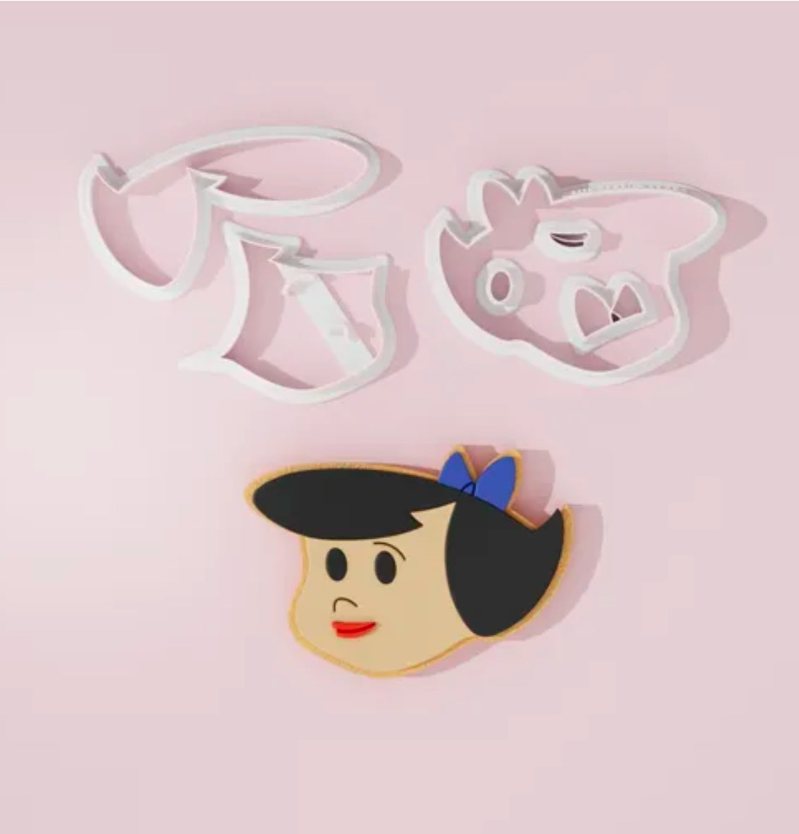 Flintstones cutter fondant