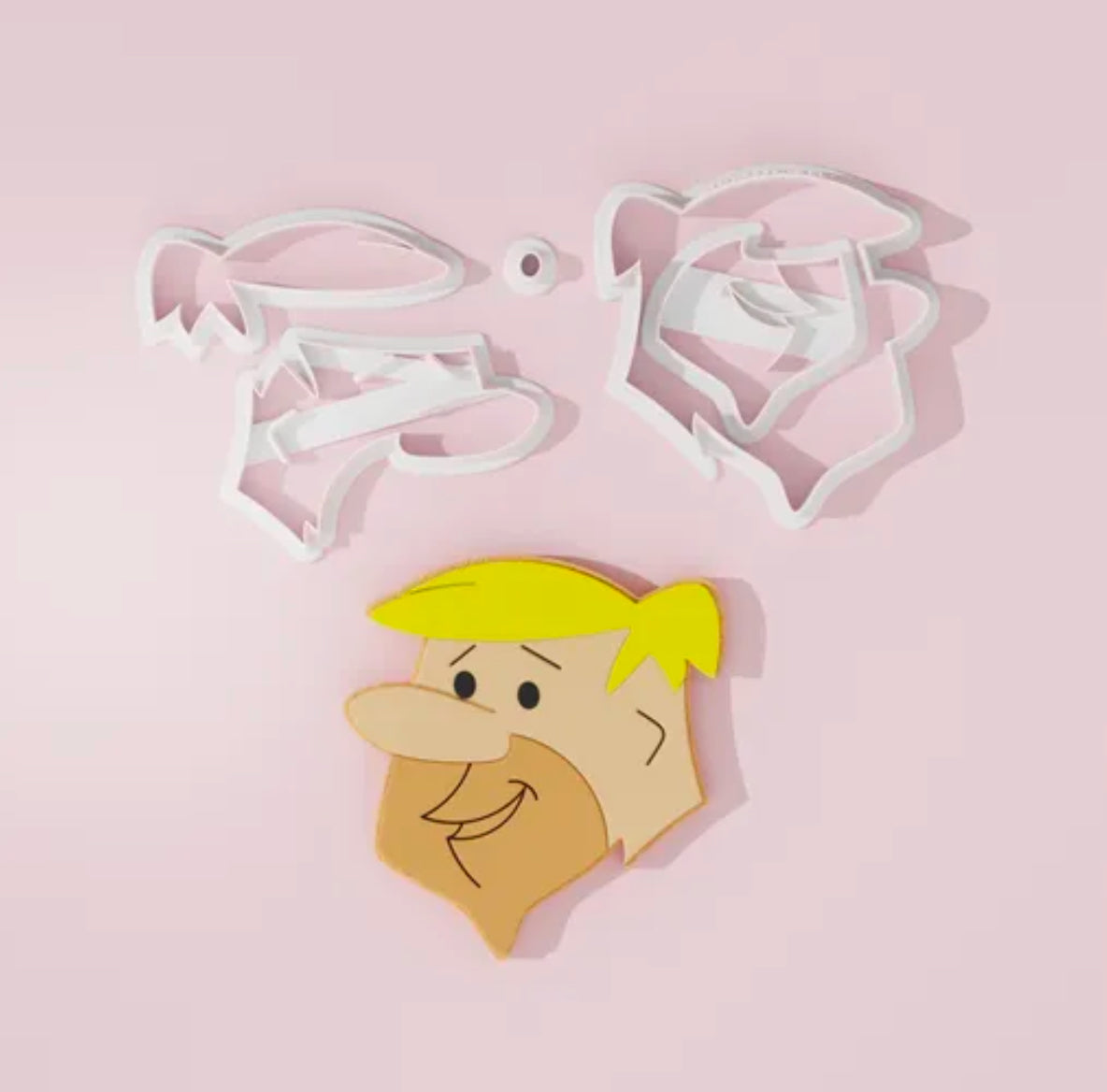Flintstones cutter fondant