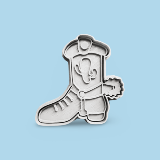 Toy Story - boot cookie cutter with stamp