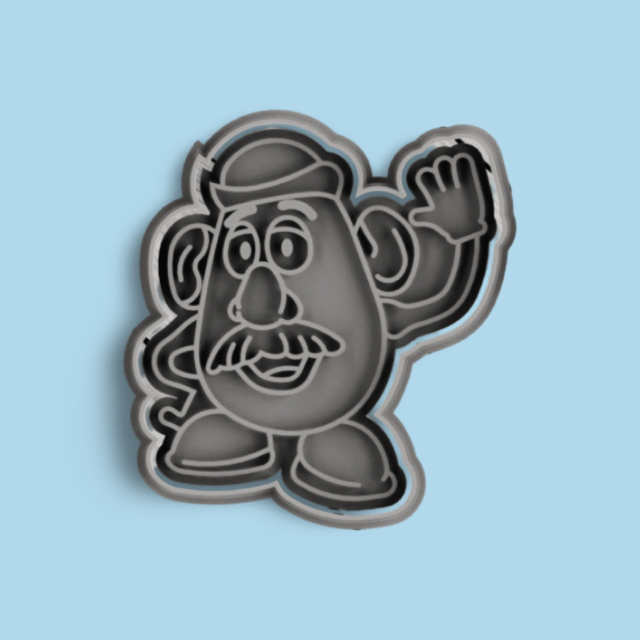 Toy Story cookie cutter with stamp