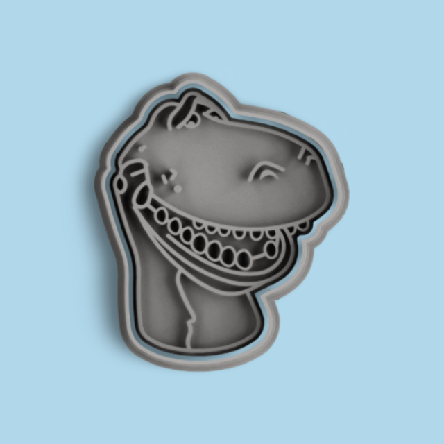 Toy Story cookie cutter with stamp