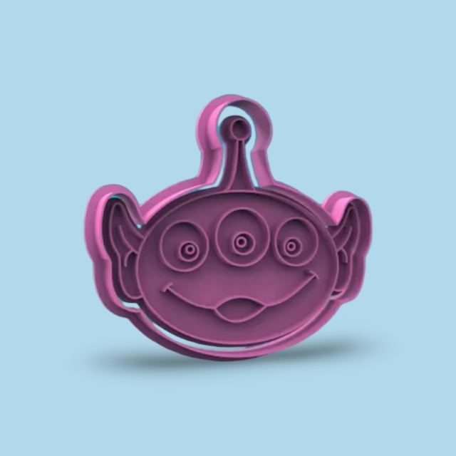 Toy Story cookie cutter with stamp