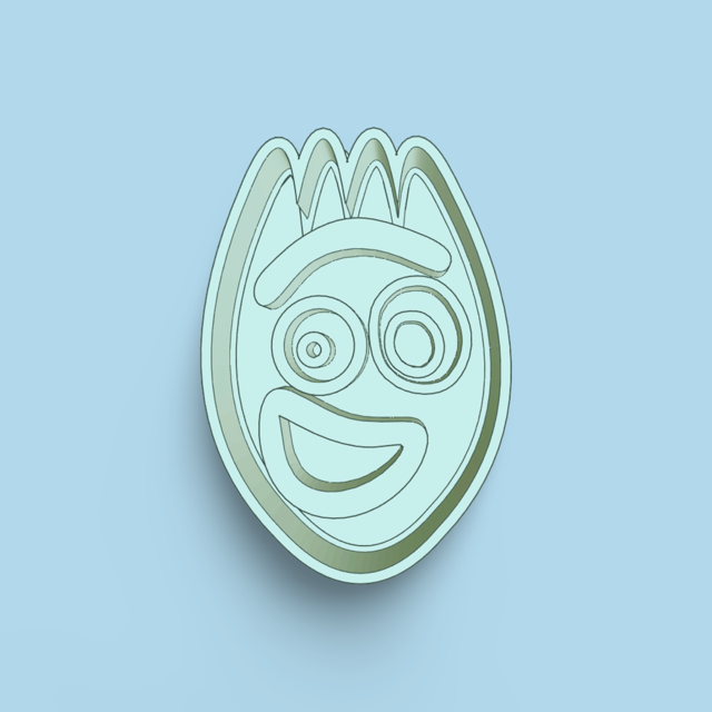Toy Story cookie cutter with stamp