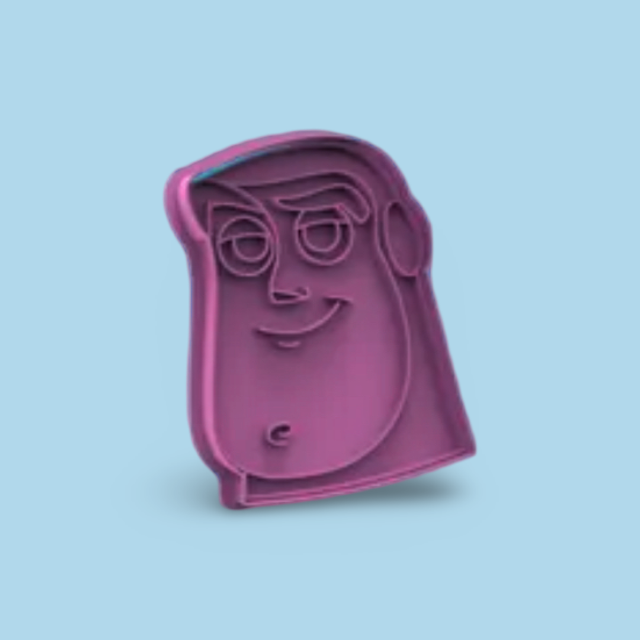 Toy Story cookie cutter with stamp