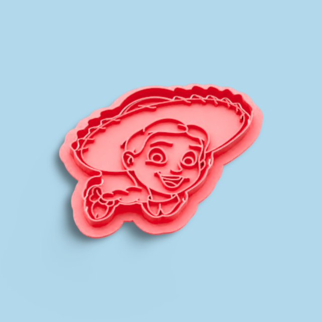 Toy Story cookie cutter with stamp