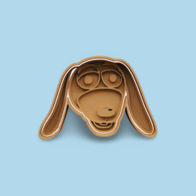Toy Story cookie cutter with stamp