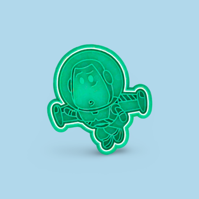 Toy Story cookie cutter with stamp