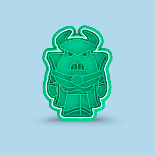 Toy Story cookie cutter with stamp
