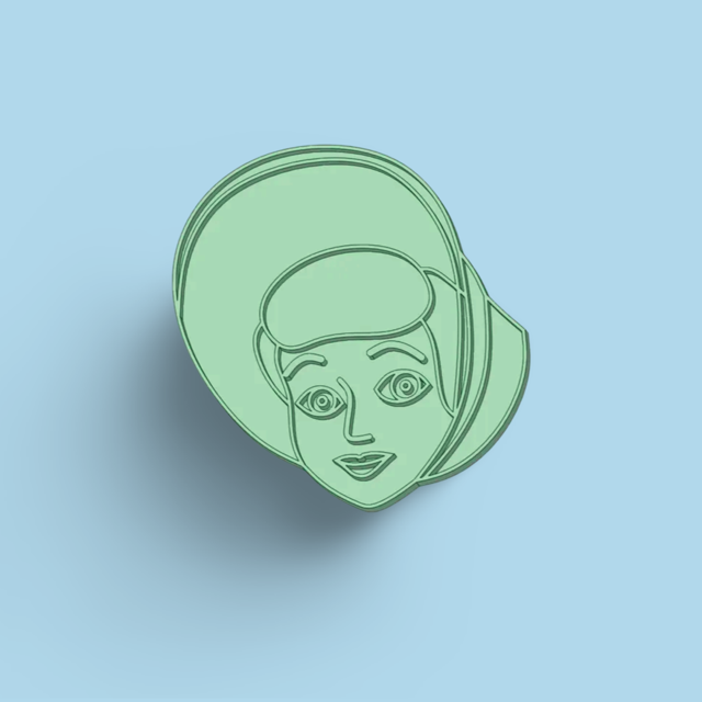 Toy Story cookie cutter with stamp