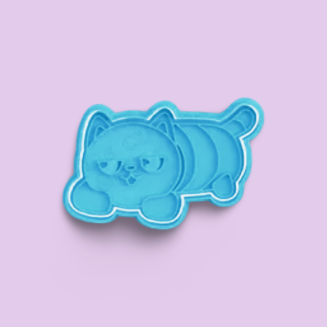 Gabby's Dollhouse cookie cutter with stamp