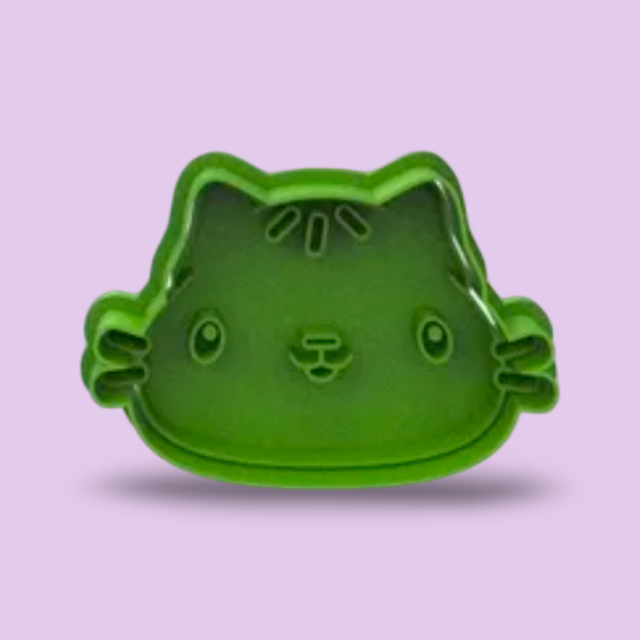 Gabby's Dollhouse cookie cutter with stamp