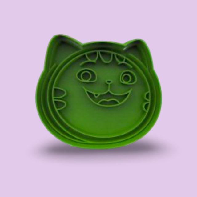 Gabby's Dollhouse cookie cutter with stamp