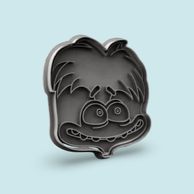 INSIDE OUT - Anxiety cookie cutter with stamp