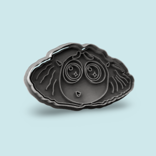 INSIDE OUT - Envy cookie cutter with stamp