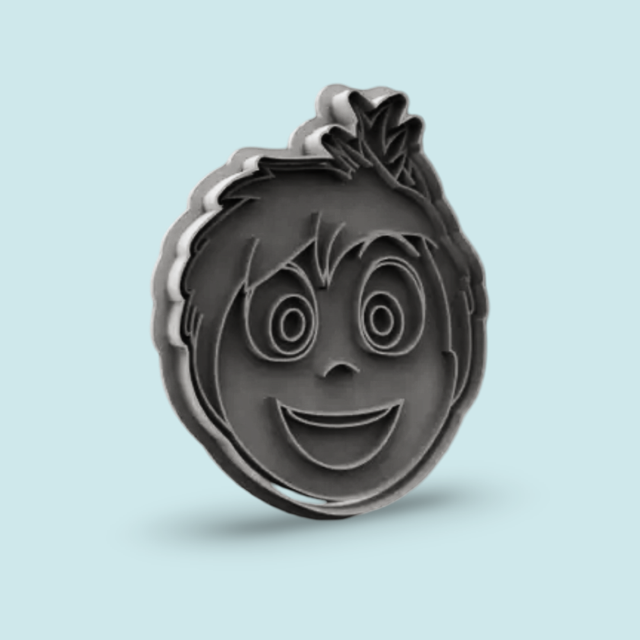 INSIDE OUT - Joy cookie cutter with stamp
