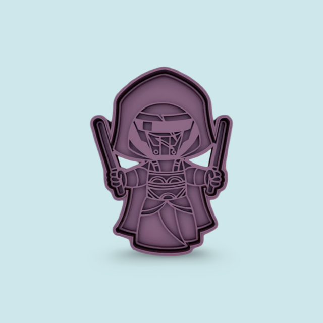 Star Wars cookie cutter with stamp