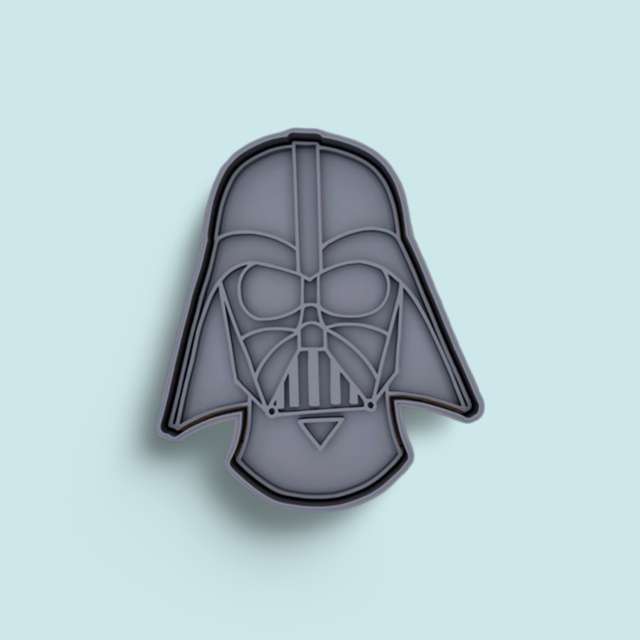 Star Wars cookie cutter with stamp