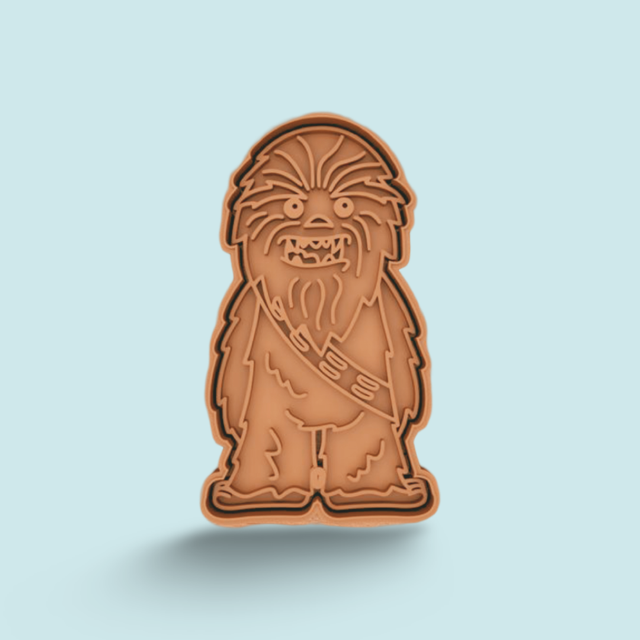 Star Wars cookie cutter with stamp