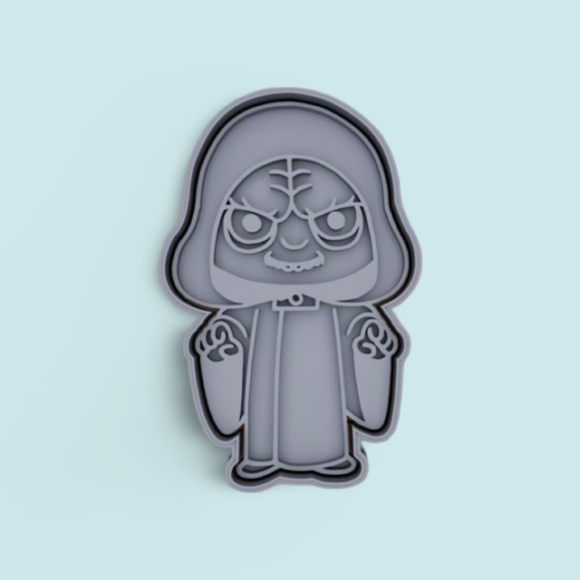 Star Wars cookie cutter with stamp