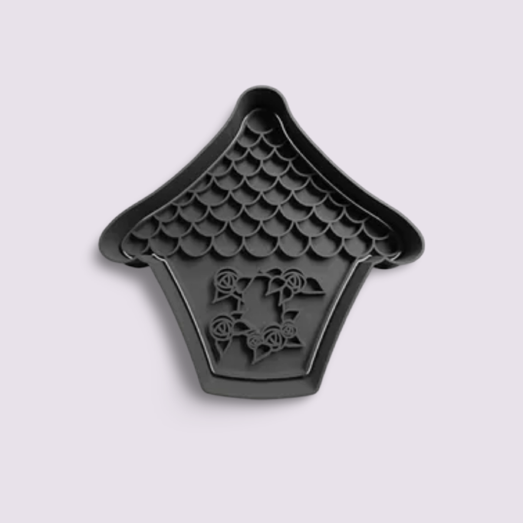 Rapunzel cookie cutter with stamp